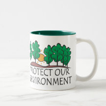 Protect Our Environment Two-Tone Mug