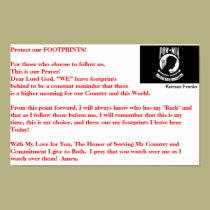 Protect our FOOTPRINTS!