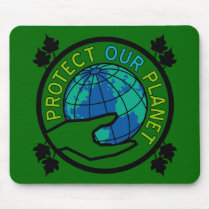 Protect Our Planet mousepads by EarthTribe Protect Our Planet mousepads