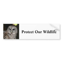 Protect Our Wildlife - Bumper Sticker bumper stickers by shellmart Protect Our Wildlife - Bumper Sticker bumper stickers