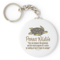 Protect Sea Turtles Key Chains