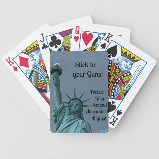 Protect Second Amendment Rights... Poker Deck