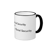 Protect Social Security Mug mugs