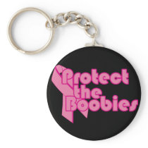 Protect the Boobies Breast Cancer Awareness Key Chains