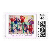 Protect the Earth for Their Future! postage by kyderbydva Protect the Earth for Their Future! postage