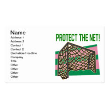 Protect The Net Business Card Templates