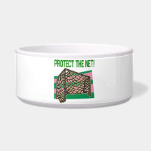 Protect The Net Dog Bowls
