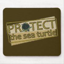 Protect the Sea Turtle Mousepad