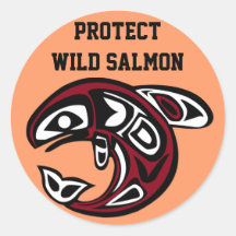 Protect Wild Salmon sticker