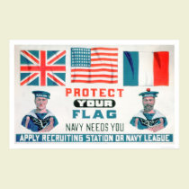 Protect Your Flag - Navy Needs You (US02143) posters by Hoover Protect Your Flag - Navy Needs You (US02143) posters