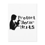 Protect Your Nuts Postcard