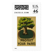 Protect Your Parks 1938 WPA Stamp