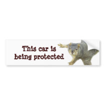 Protected_ Bumper Sticker bumper stickers