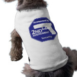 Protected by 2nd Amendment - Blue Dog T Shirt