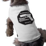Protected by 2nd Amendment Dog Tee Shirt