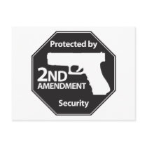 Protected by 2nd Amendment Post Card