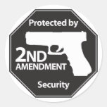 Protected by 2nd Amendment Sticker