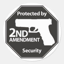 Protected by 2nd Amendment Sticker