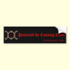 "Protected by Cunning Craft" bumper sticker.
