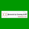 "Protected by Cunning Craft" bumper sticker.