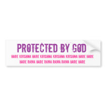 Protected by God Bumper Stickers