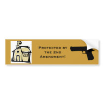 Protected by the 2nd Amendment bumper stickers
