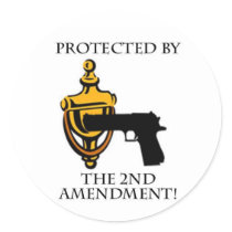 Protected by the 2nd Amendment stickers by maketracks Protected by the 2nd Amendment stickers