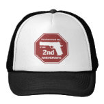 Protected By The Second Amendment (Red).png Trucker Hats