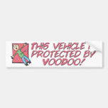 Protected By Voodoo Bumper Sticker
