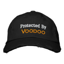 Protected By Voodoo embroidered hats by TheYankeeDingo Protected By Voodoo embroidered hats