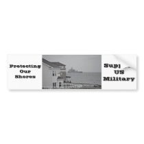"Protecting our shores" collection Bumper Sticker