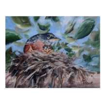 Protecting Robin Postcard