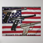 Protecting The American Flag Print