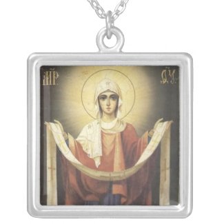 Protection of the Most Holy Mother of God necklace