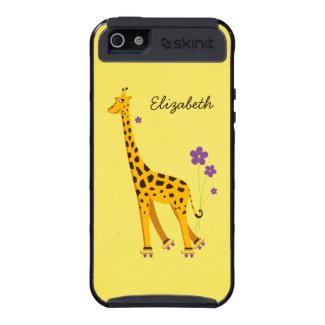 Protective Cute Cartoon Giraffe Girly Personalized