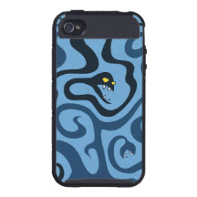 Protective Heart-Shaped Eyed Evil Cartoon Snakes iPhone 4/4S Cases