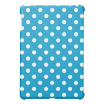 Protective iPad Mini Case - Ocean Blue Polka Dot ipad mini cases