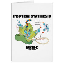 Protein Synthesis Inside (Cell Biology) Greeting Cards