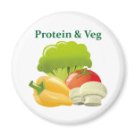 Protein & Veg magnets