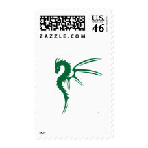 Prothero the Green Dragon Postage Stamp