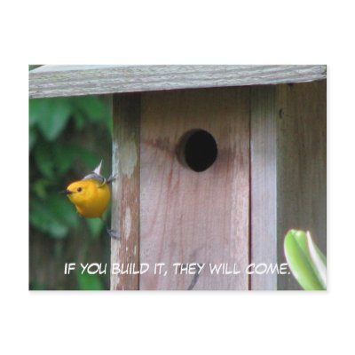 Prothonotary Box Postcard by naturegirl7