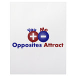 Protons, Electrons, Opposites Attract Personalized Letterhead