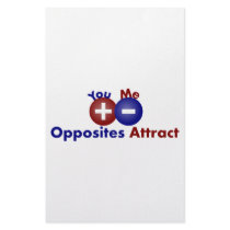 Protons, Electrons, Opposites Attract stationery by NerdiestShirts Protons, Electrons, Opposites Attract stationery