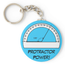 Protractor Power Key Chains