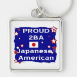 Proud 2BA Japanese-American Key Chain