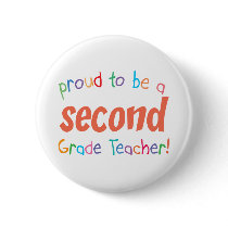 Proud 2nd Grade Teacher buttons