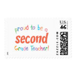 Proud 2nd Grade Teacher Stamps