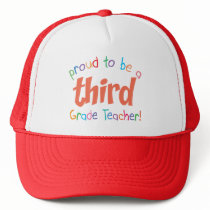 Proud 3rd Grade Teacher hats