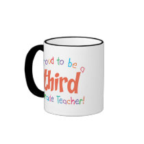 Proud 3rd Grade Teacher mugs