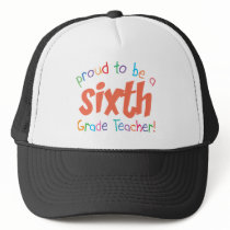 Proud 6th Grade Teacher hats